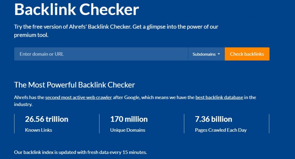 competitors backlink profiles