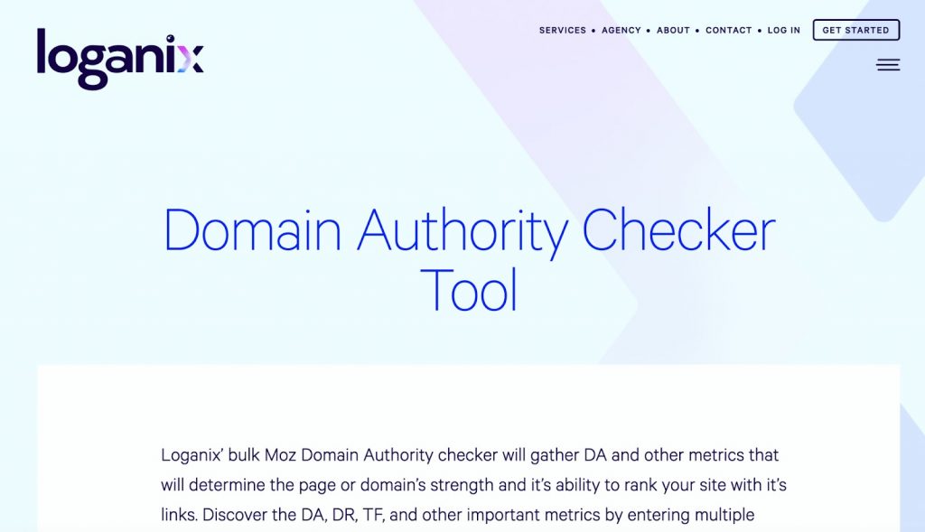 domain authority checker tool