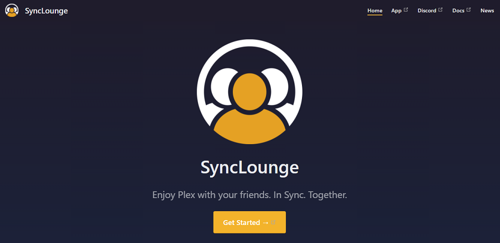 SyncLounge homepage