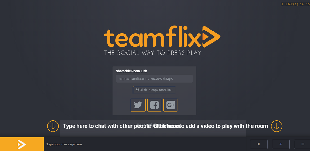 TeamFlix homepage