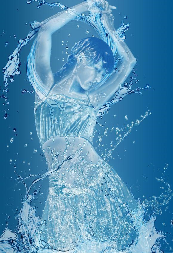 Woman-like water