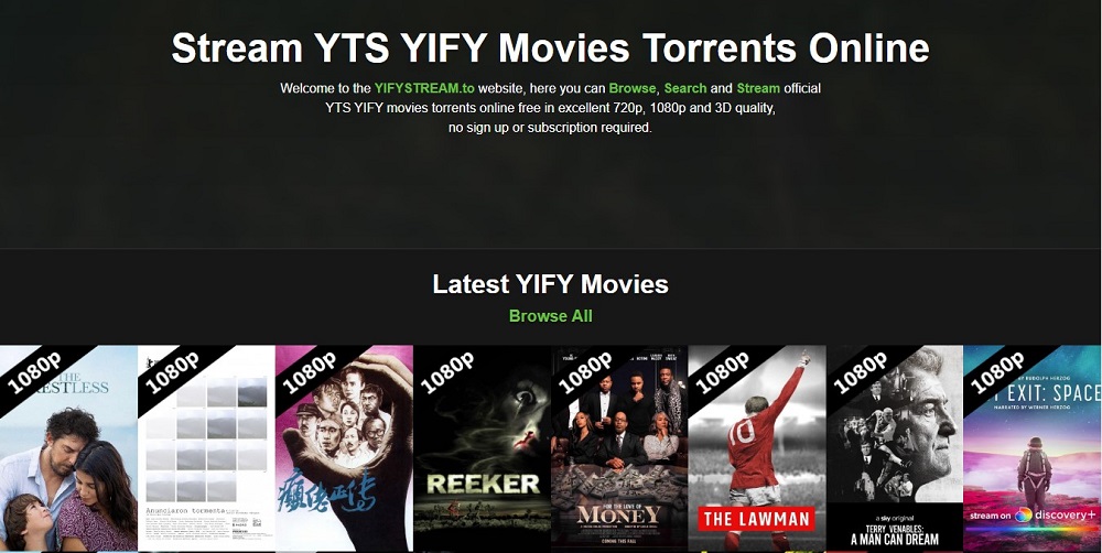 Yify Stream Overview