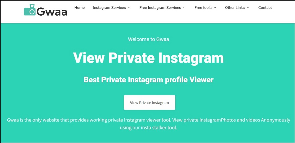 Gwaa for Private Instagram Viewers