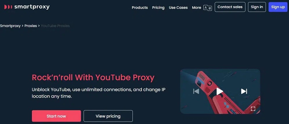 SmartProxy for youtube