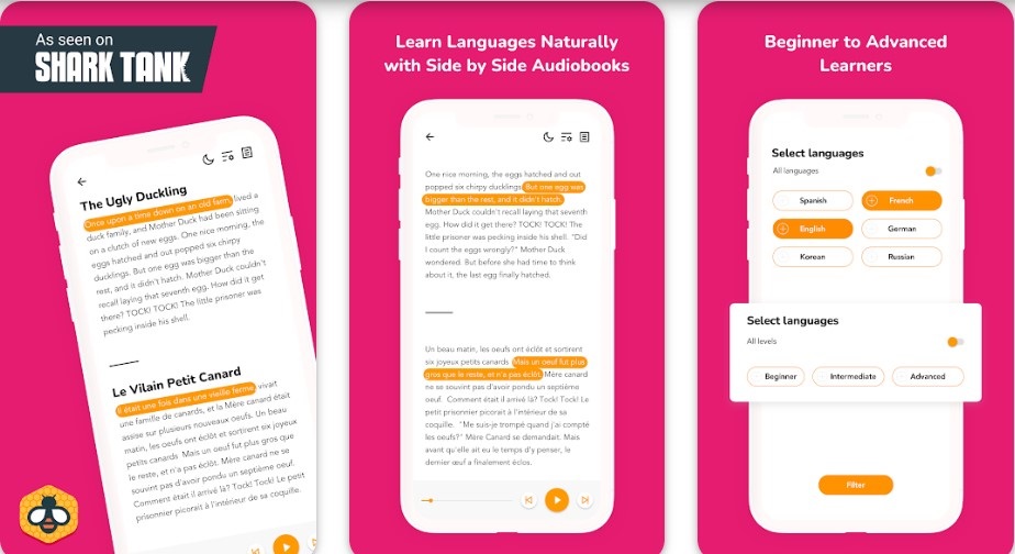 Beelinguapp apps from Play Store