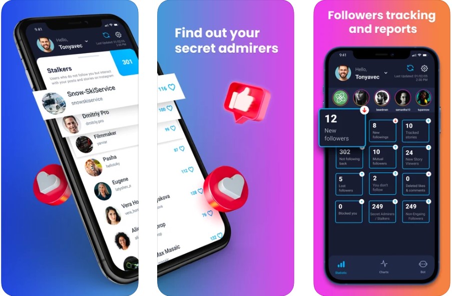 Followers Track for Instagram apps from apps store