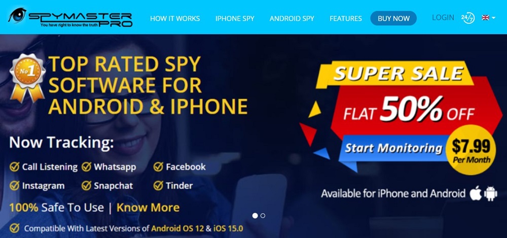 SpyMasterPro apps overview