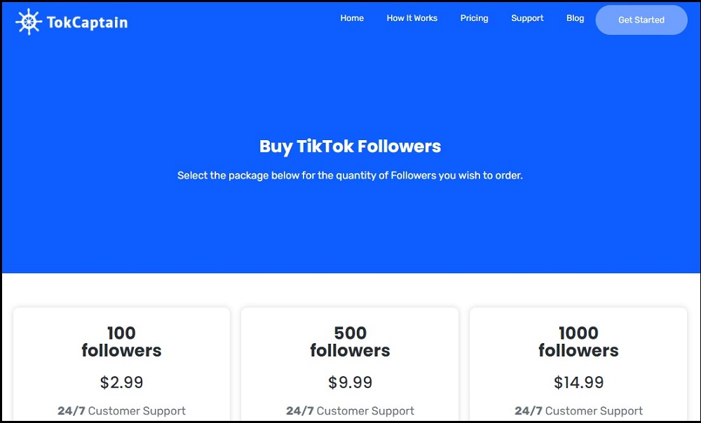 TokCaptain for Buy TikTok Followers