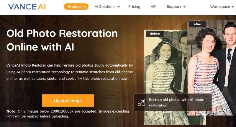 How to Restore Old Photos with VanceAI Photo Restorer