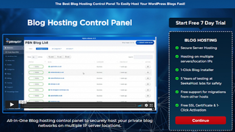 Is the SeekaPanel a good cPanel Alternative for Bloggers and Owners of multiple Websites