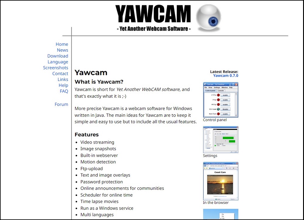 YawCam Overview