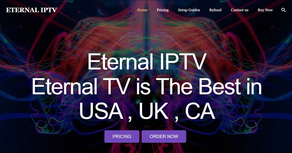 Eternal TV Homepage