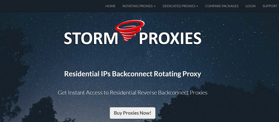 Storm Proxies Residential Proxies