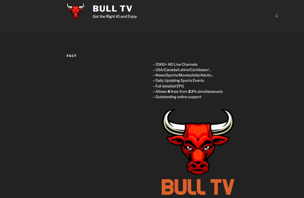 The Bull TV Homepage