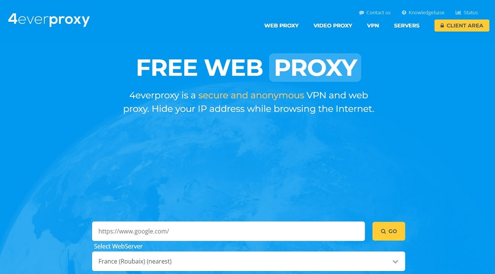 4everproxy Homepage