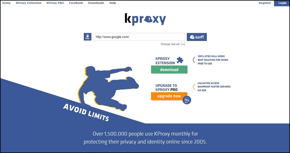 Kproxy Homepage