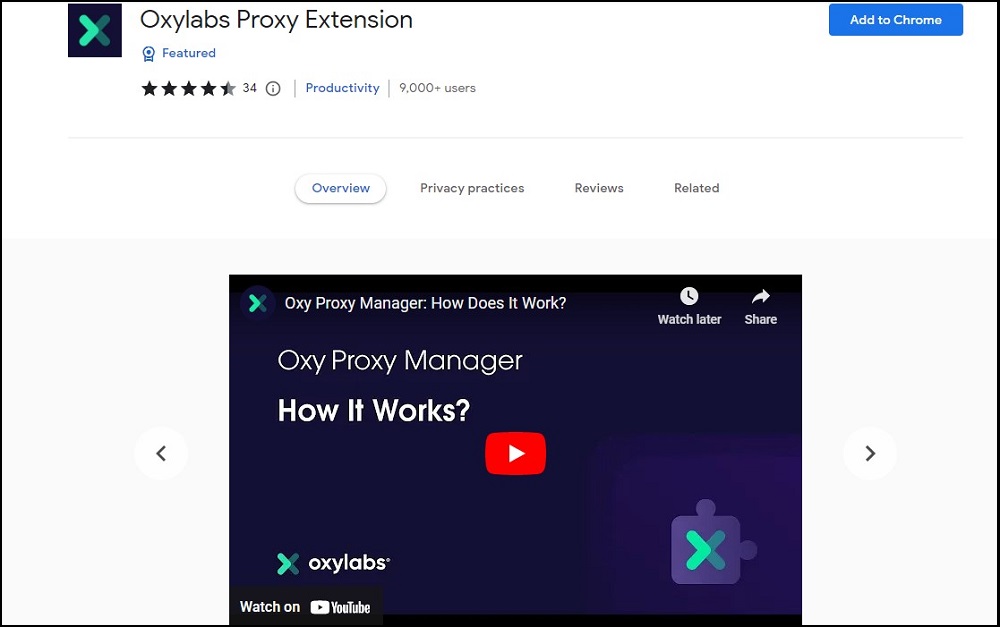 Oxylabs Proxy for Proxy Extensions