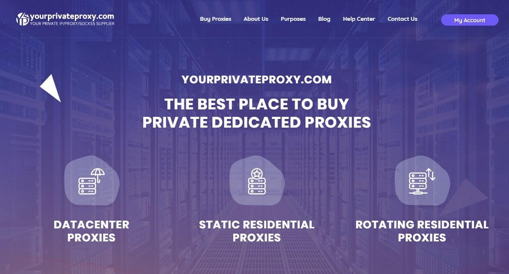 YourPrivateProxy Homepage Overview
