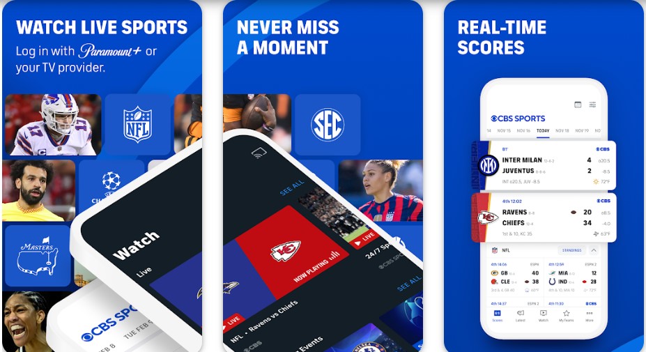 CBS Sports Sporting Apps Download from Play Store