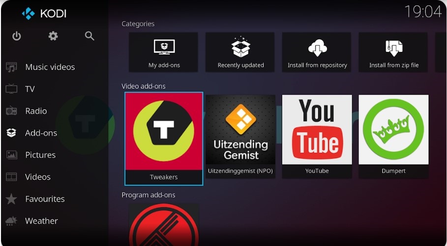 Kodi apps from Play Store