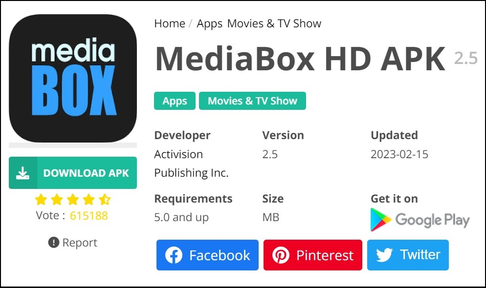 MediaBox HD apps Free Download