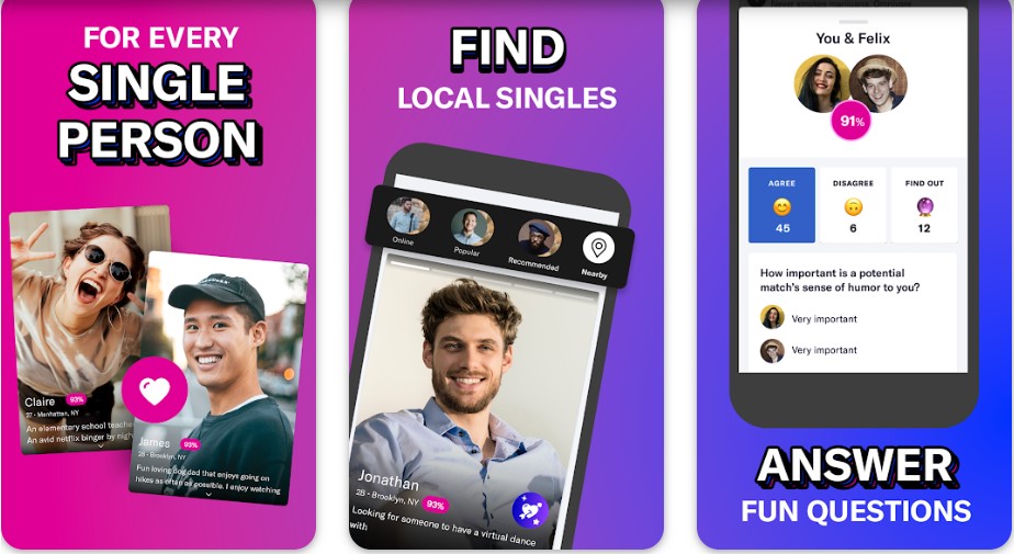OkCupid Tinder Alternatives apps Download from Play Store