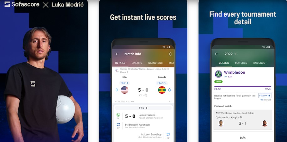 SofaScore Sporting Apps Download from Play Store