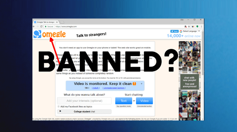Banned on Omegle
