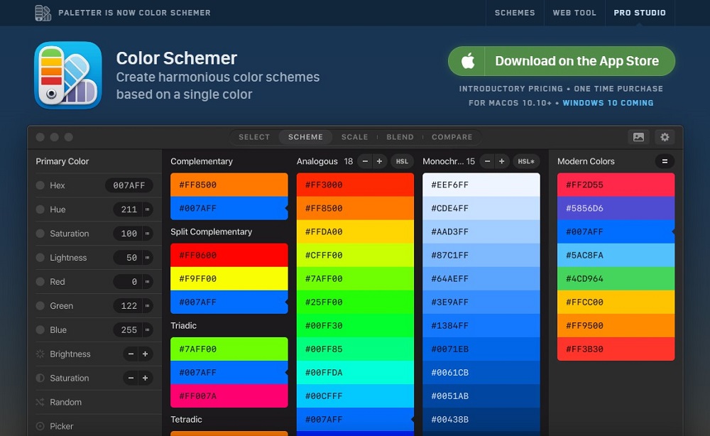 ColorSchemer for Online Fake Person Generator Tools