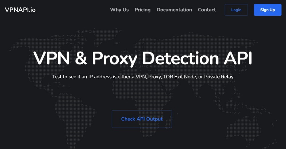 VPNAPI for VPN and Proxy Detection Tools