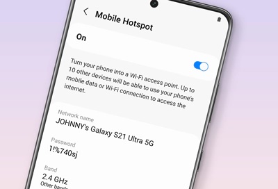 set your device password and name via the Hotspot homepage