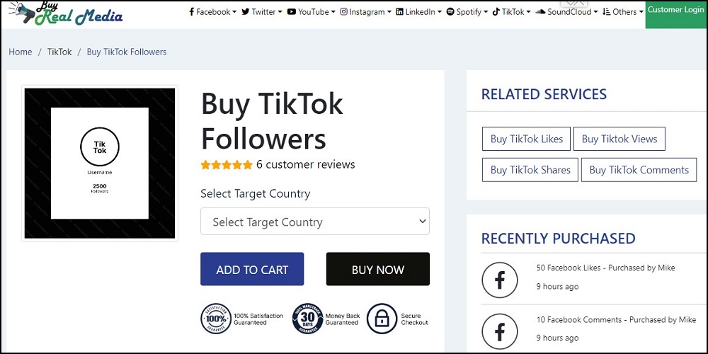 Buy Real Media for Buy Tiktok Follower
