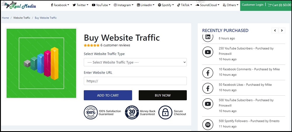 Buy Real Media for Buy Website Traffic