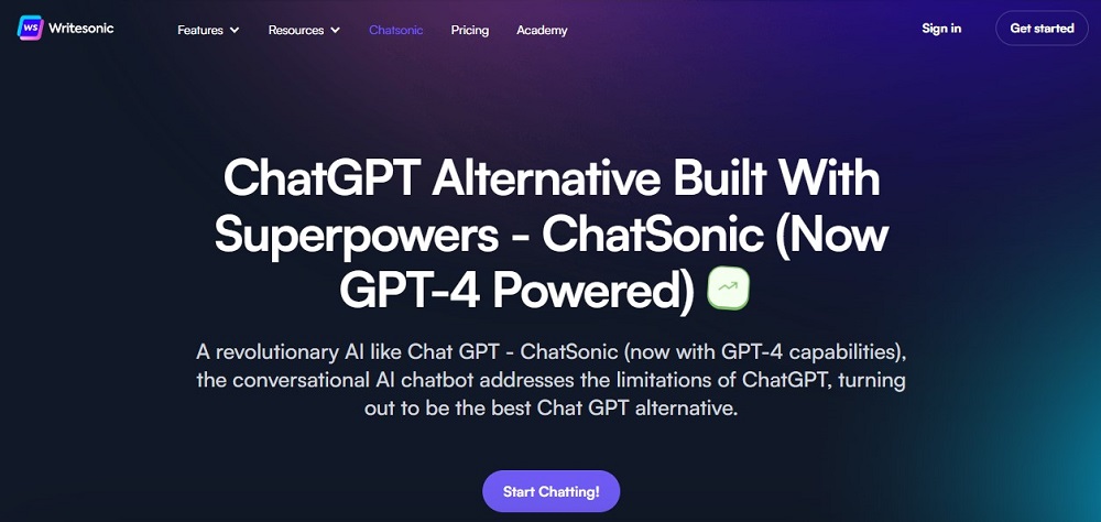 ChatSonic overview