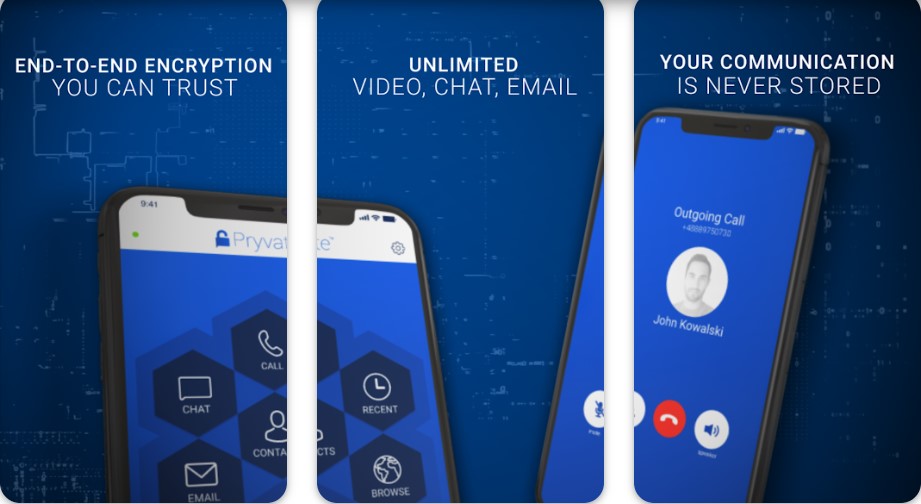 Pryvate Now Messenger Apps from Play Store