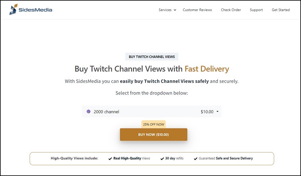 SlidesMedia Buy Twitch Views