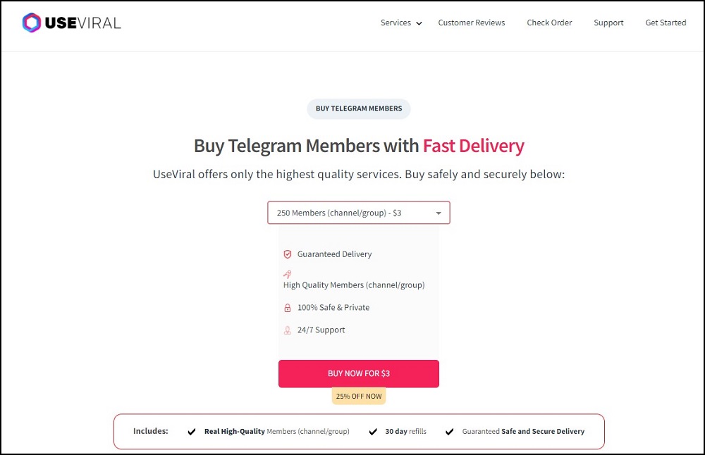 UseViral for Buy Telegram Members