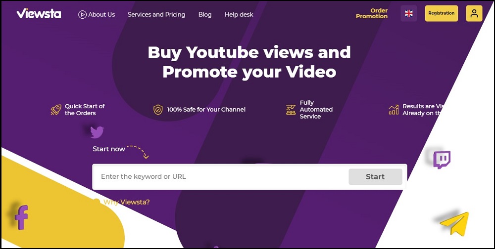 Viewsta for YouTube Bots