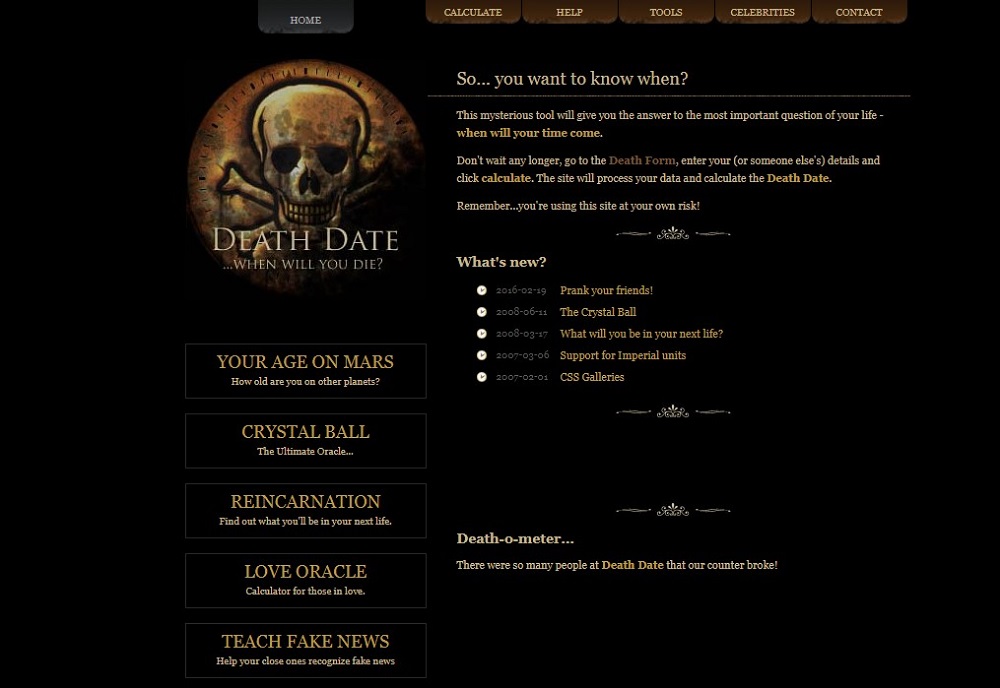 DeathDate Overview