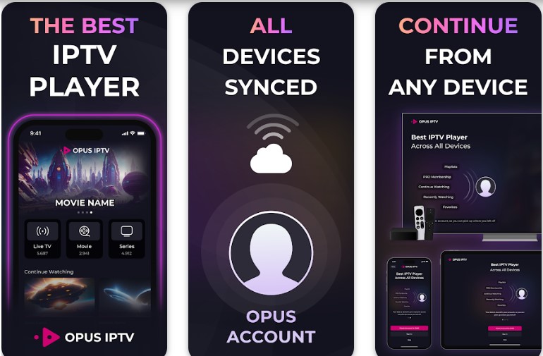 Opus IPTV Smarters Player Live App Download from Play Store
