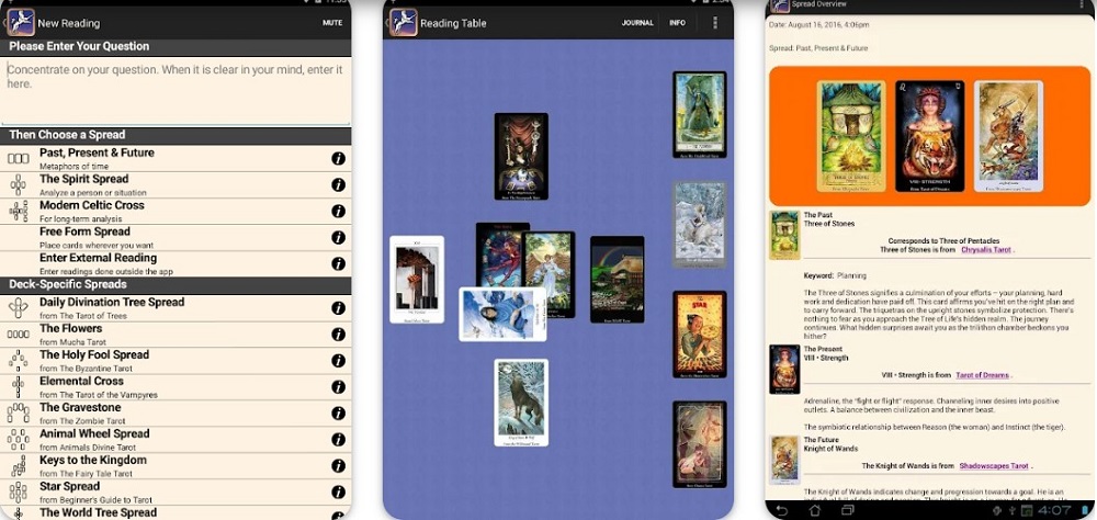 Tarot Sampler Apps Download from Play Store
