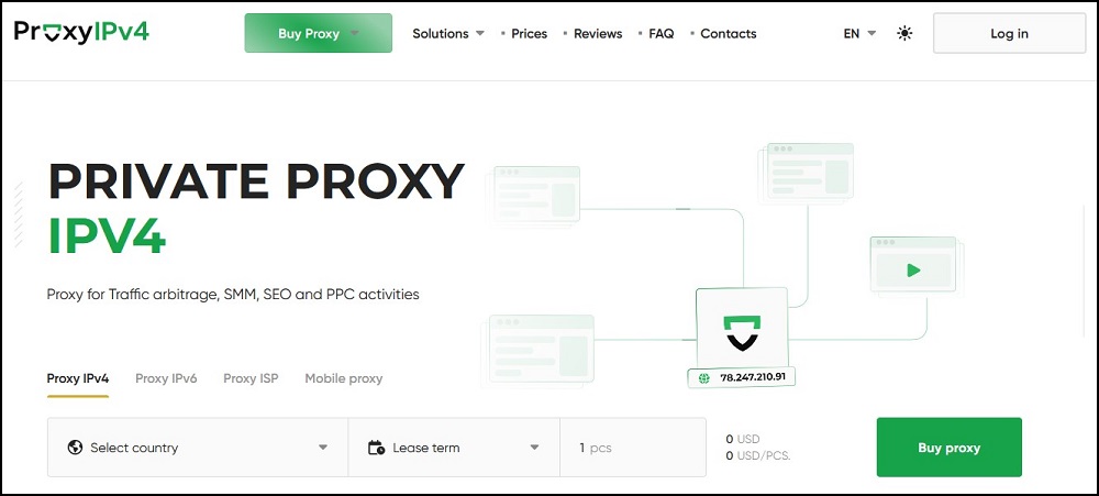 Proxy IPv4 for Telegram Proxy