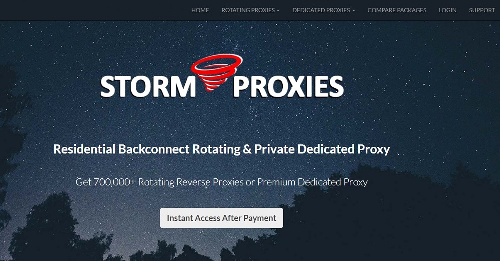Storm Proxies for Telegram Proxy